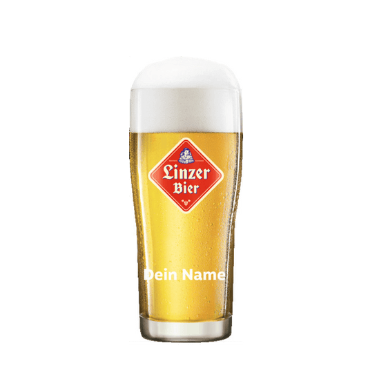 Personalisiertes Linzer Bier Brewhouse-Glas (1 Stk.)